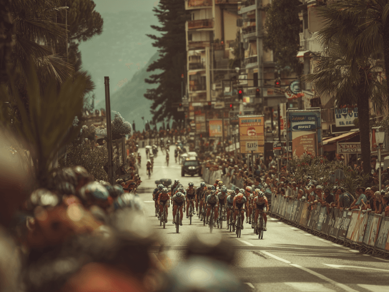 Giro d'Italia race in town