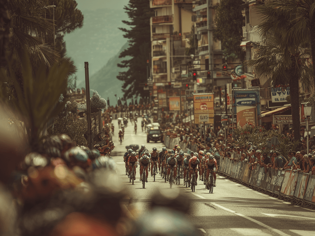 Giro d'Italia race in town